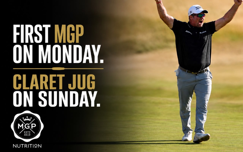 First MGP On Monday. Claret Jug On Sunday.